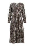 Katta Midi Dress (Humus/Dark Earth)