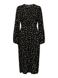 Kennedy Dress (Black Flower)