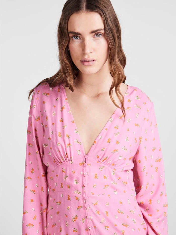 Kennedy Dress (Sachet Pink Flowers)