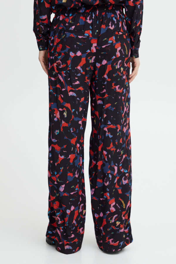 Kimli Trousers (Poppy Red Print Mix)