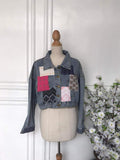 (l) - Denim Patch Jacket