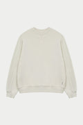LAUNDERED CLASSICS SEAM DETAIL SWEATSHIRT - ECRU