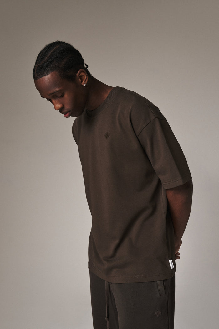 LAUNDERED CLASSICS T-SHIRT - BROWN