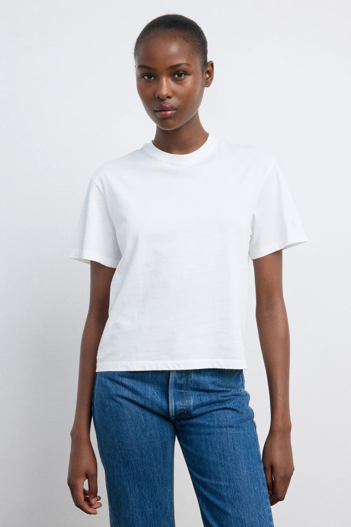 Laurent Crew Tee - White
