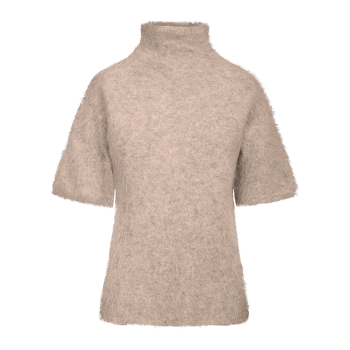 Urban Pioneers Female Leah SS Turtleneck SWEATER DARK SAND