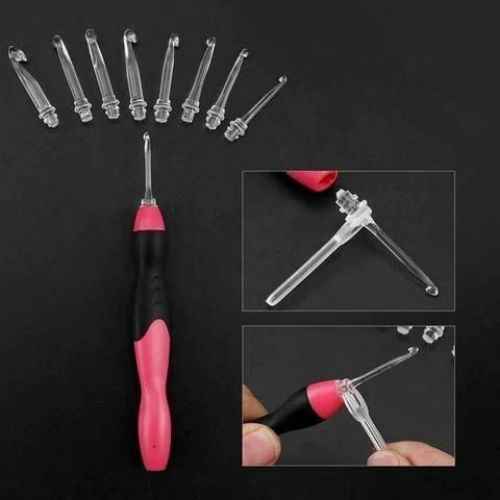 LED Crochet Hook Set