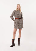 LEONIE SHIRT DRESS (ZEBRA)