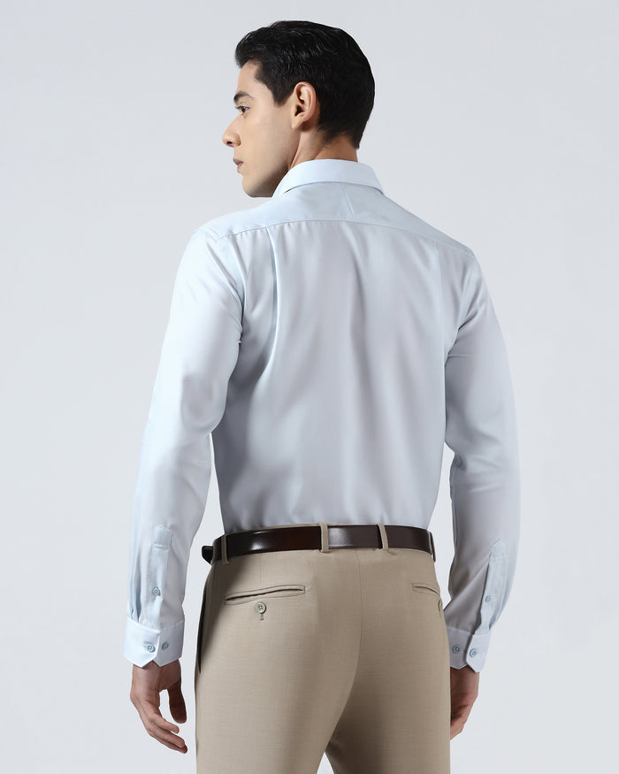Light Blue Non Iron Textured Shirt - P31