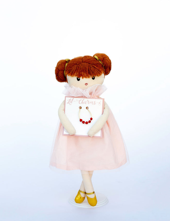 Lil Charms Doll + Bracelet Baby Gift Combo