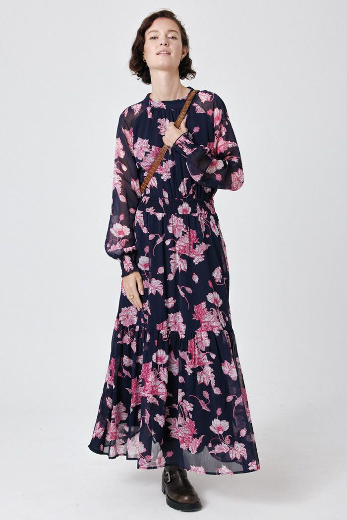 Lilou Maxi Dress (Navy)