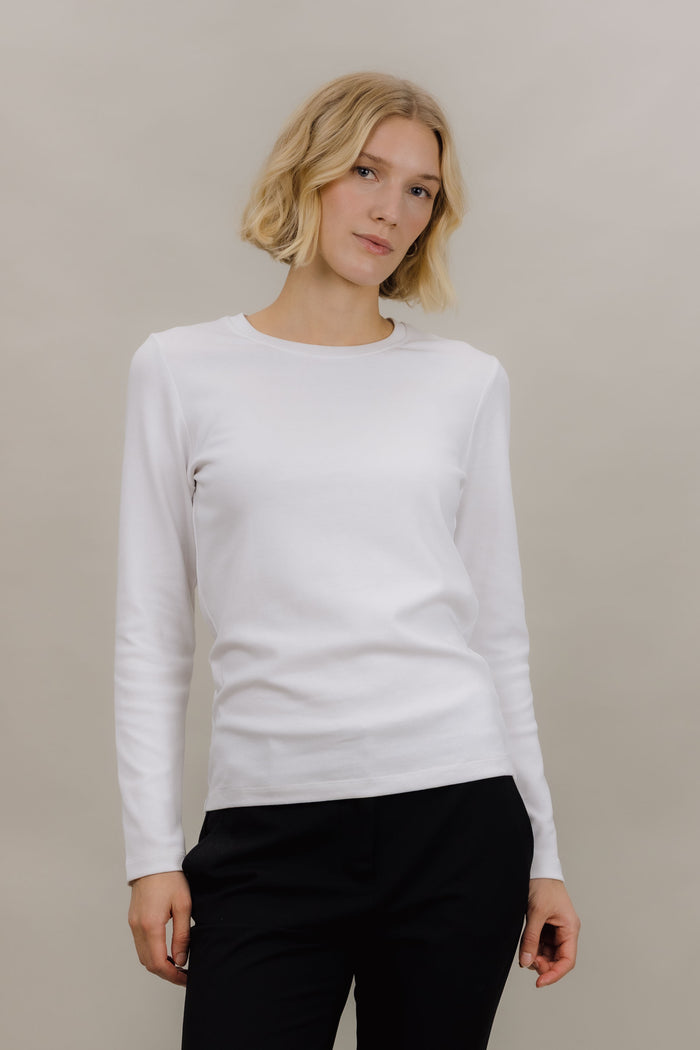 Urban Pioneers Female Linn LS TOP WHITE