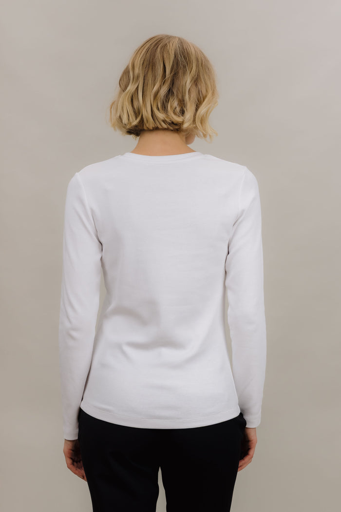 Urban Pioneers Female Linn LS TOP WHITE