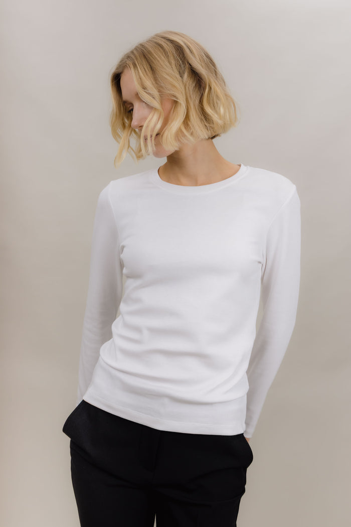 Urban Pioneers Female Linn LS TOP WHITE