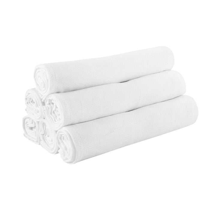Little Pipers Birdseye Flat-fold Absorbent Burp Cloths