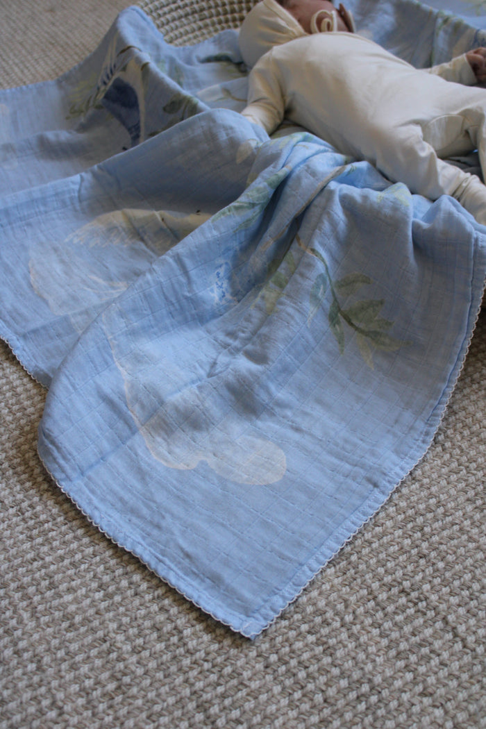 Little Threads The Dove Muslin Blanket