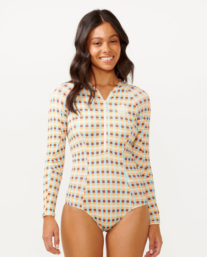 LOTTIE CHECK LS UPF SURFSUIT