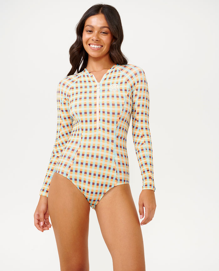 LOTTIE CHECK LS UPF SURFSUIT