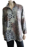 LS Collection Warmer Zip Neck Top