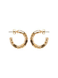 LULU HOOP EARRINGS (GOLD)
