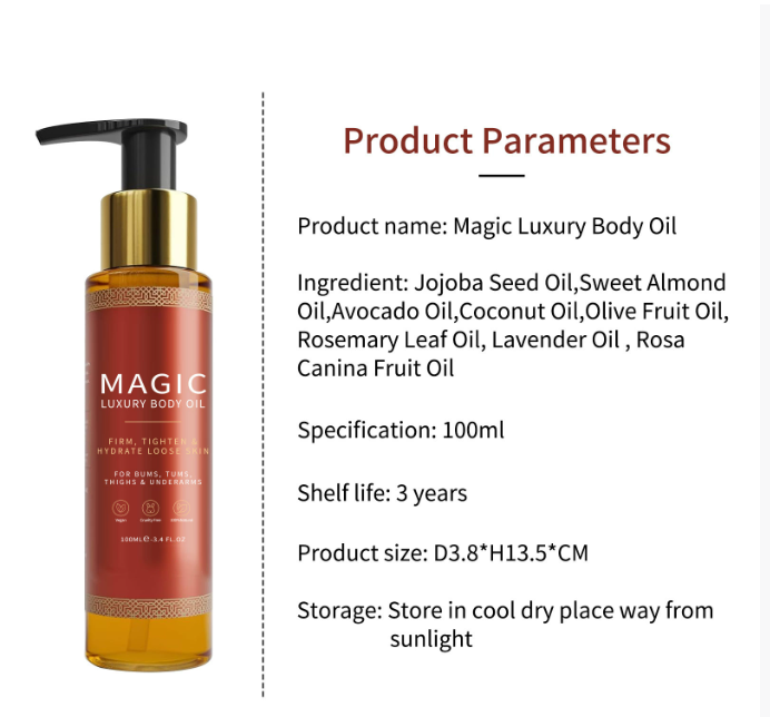 Luxurious Body Oil for Radiant Skin: Embrace Your Magic - RFE Marketing Ventures
