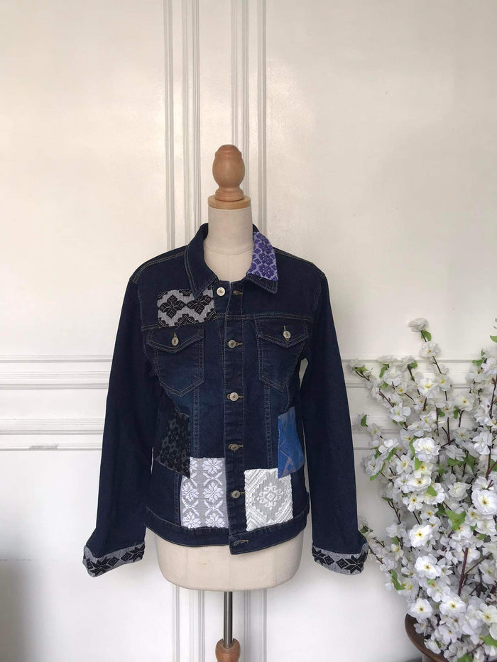 (m) - Denim Patch Jacket