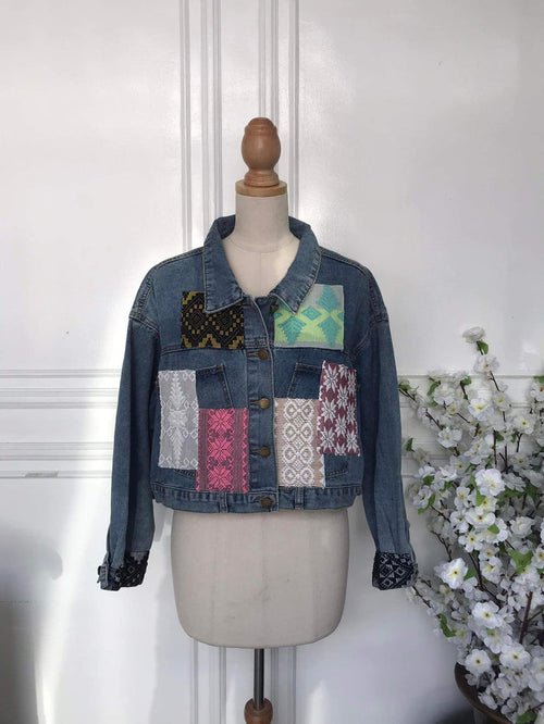 (m) - Denim Patch Jacket