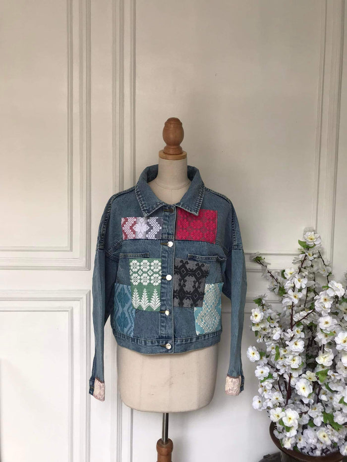 (m) - Denim Patch Jacket