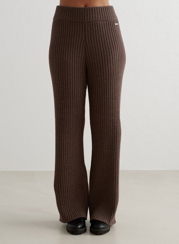 Macchiato Rib Knit Sweater & Pants Set