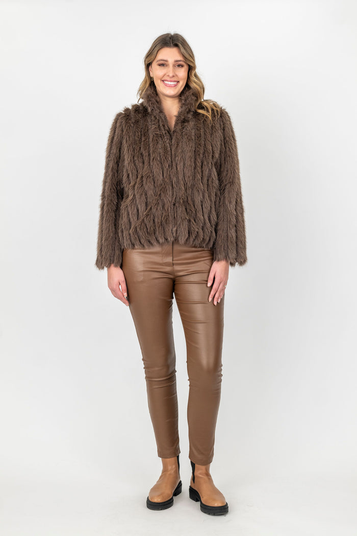 Maglia Faux Fur Jacket