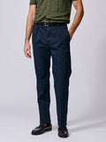 Aubin Navy Mareham Relaxed Fit Trouser | Suit Trousers