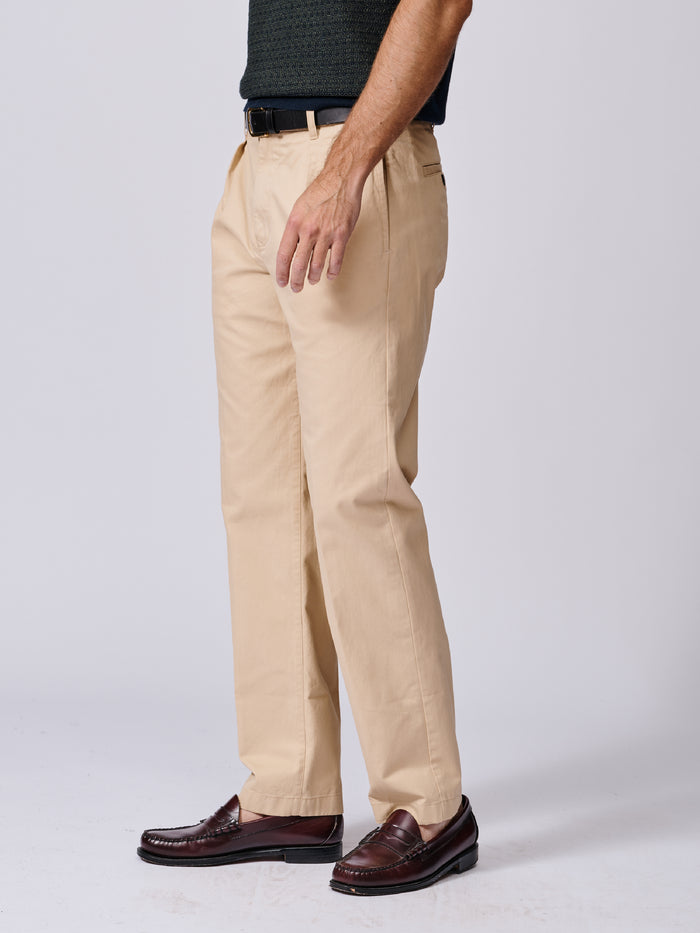 Aubin Sand Mareham Relaxed Fit Trouser | Suit Trousers