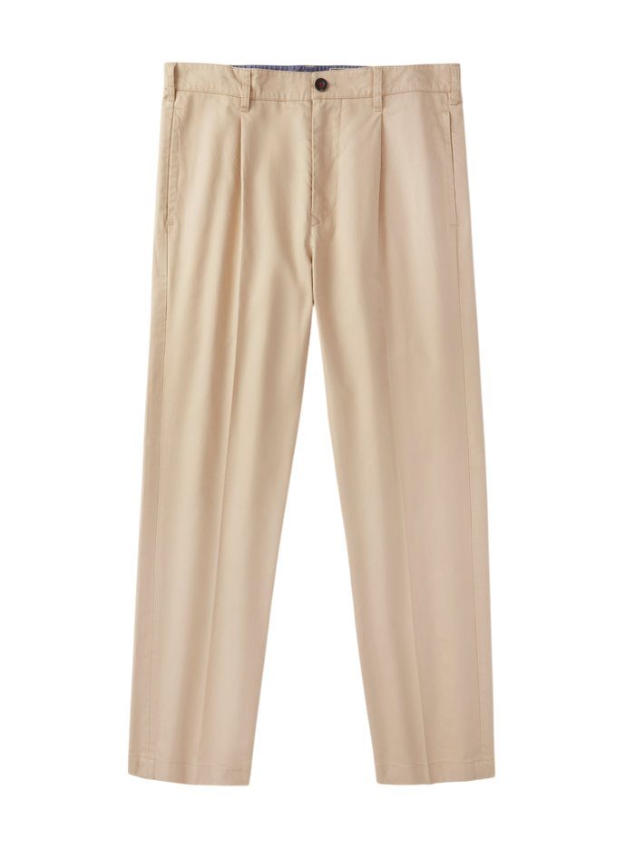 Aubin Sand Mareham Relaxed Fit Trouser | Suit Trousers