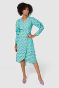 Margo Pencil Midi Dress (Mint)