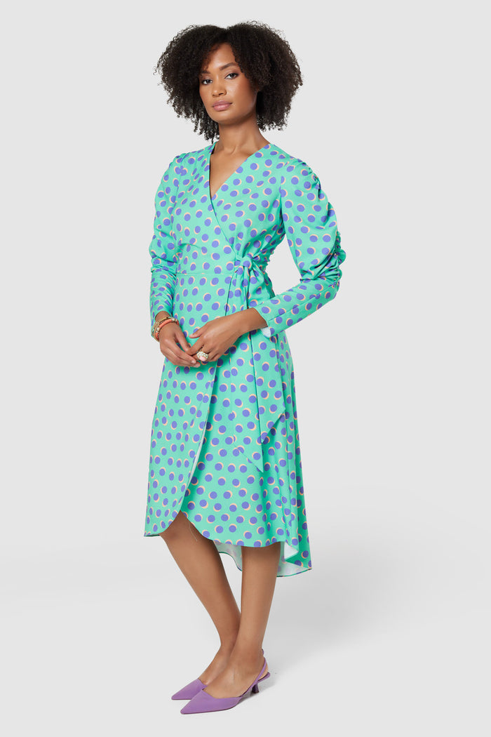 Margo Pencil Midi Dress (Mint)