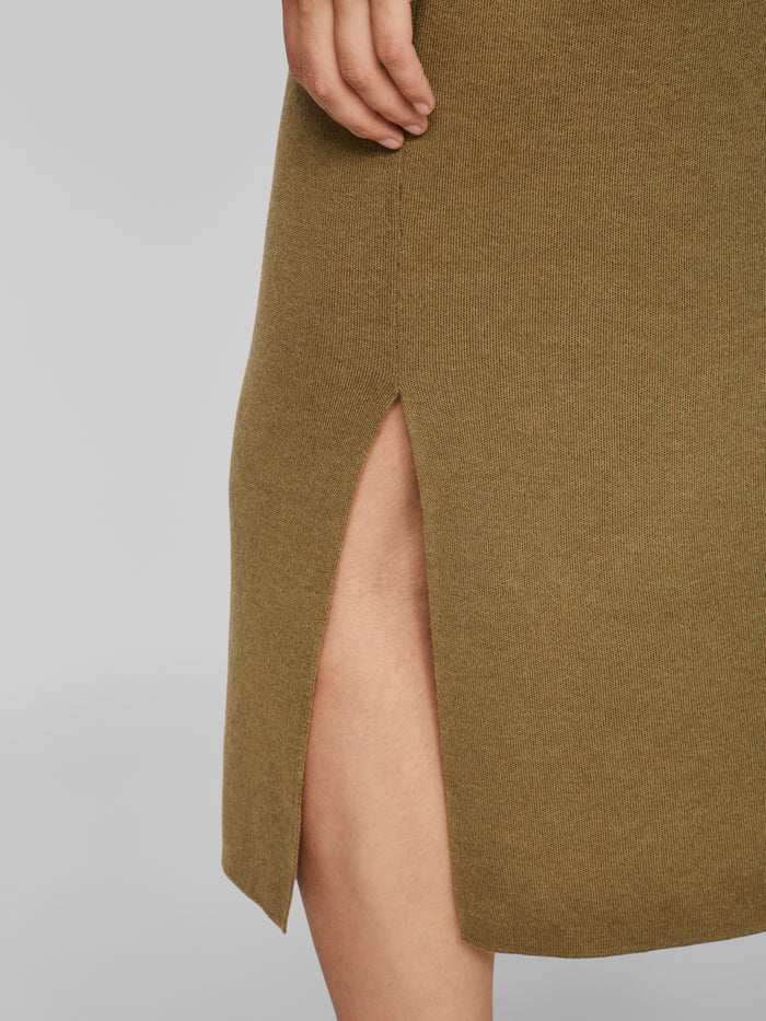 Marla Knit Dress (Gothic Olive/Melange)