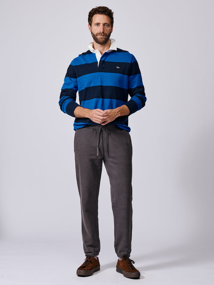 Aubin Washed Black Marlow Sweatpant | Joggers