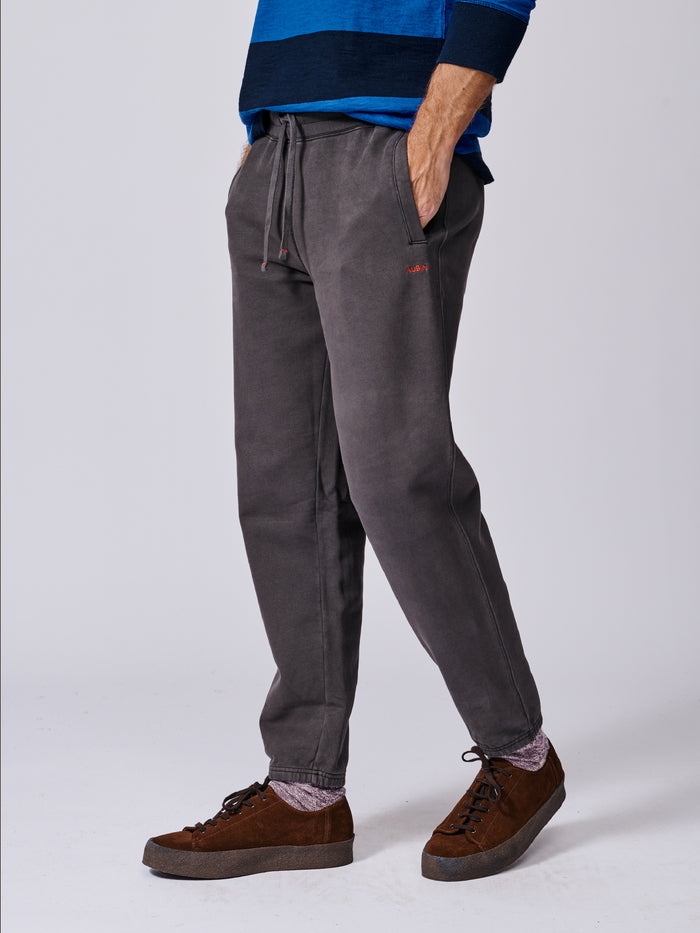 Aubin Washed Black Marlow Sweatpant | Joggers