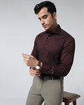 Maroon Printed Shirt - Cloud