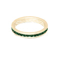 May (Emerald) Yellow Gold Ring | Size 5