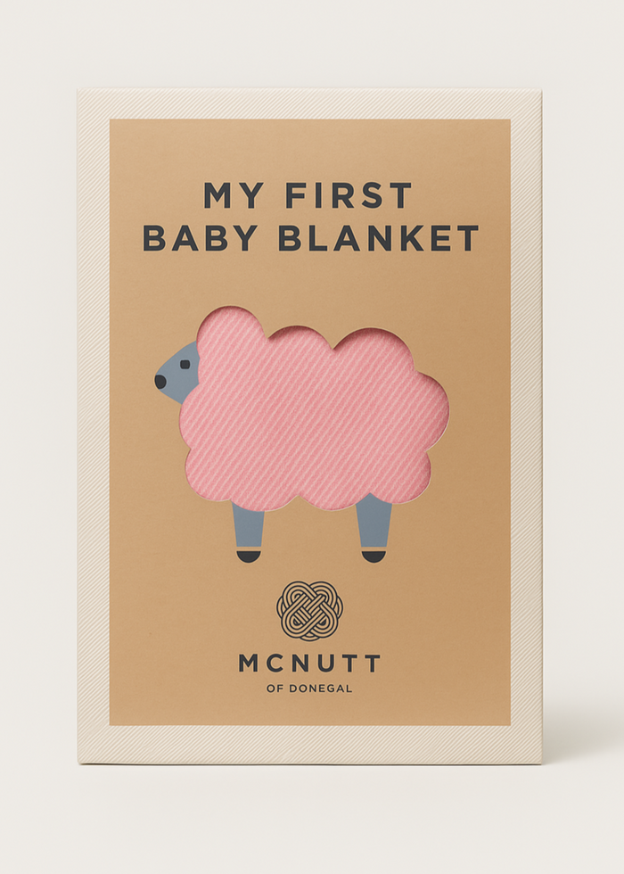 McNutt Baby Blanket | Flamingo Pink