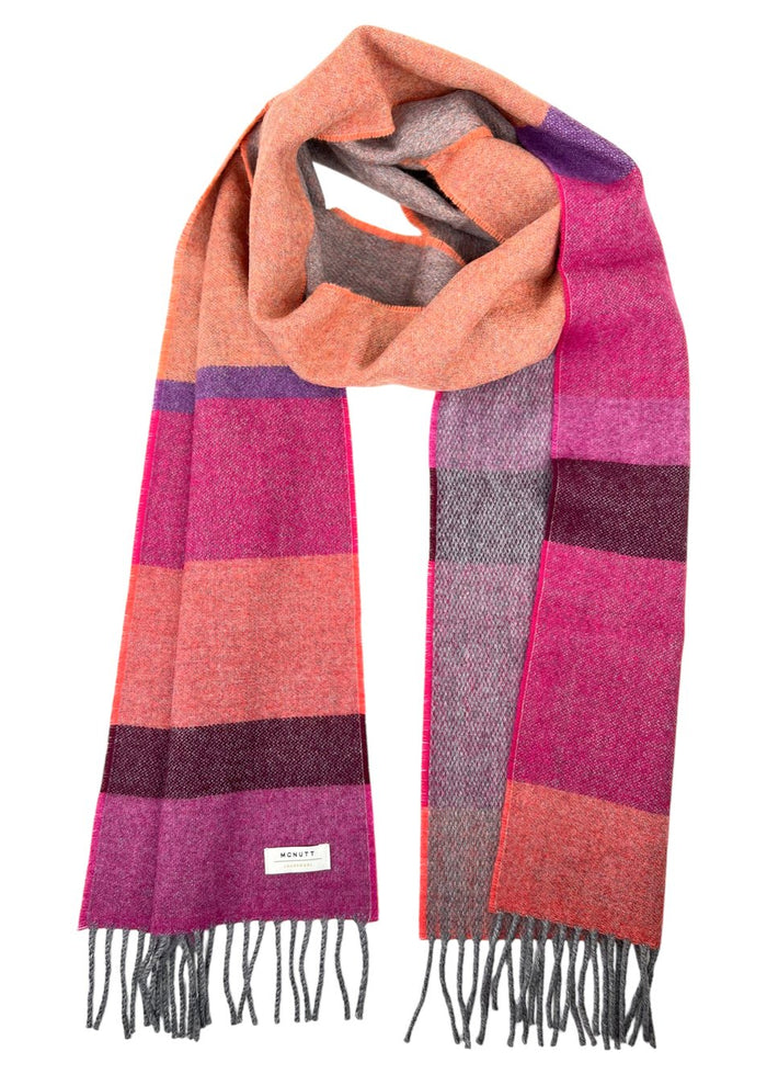 McNutt Lambswool Scarf | Havana Stripe