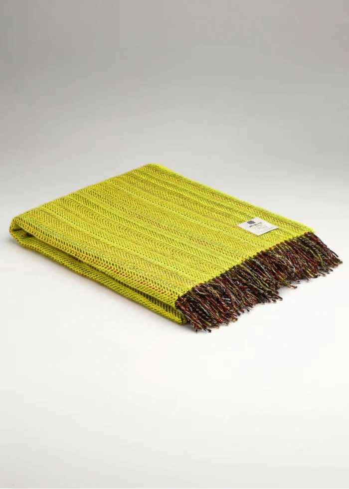 McNutt Pure Wool Throw | Sunfish