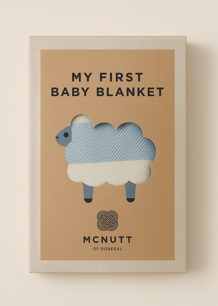 McNutt Baby Blanket | Whispering Blue