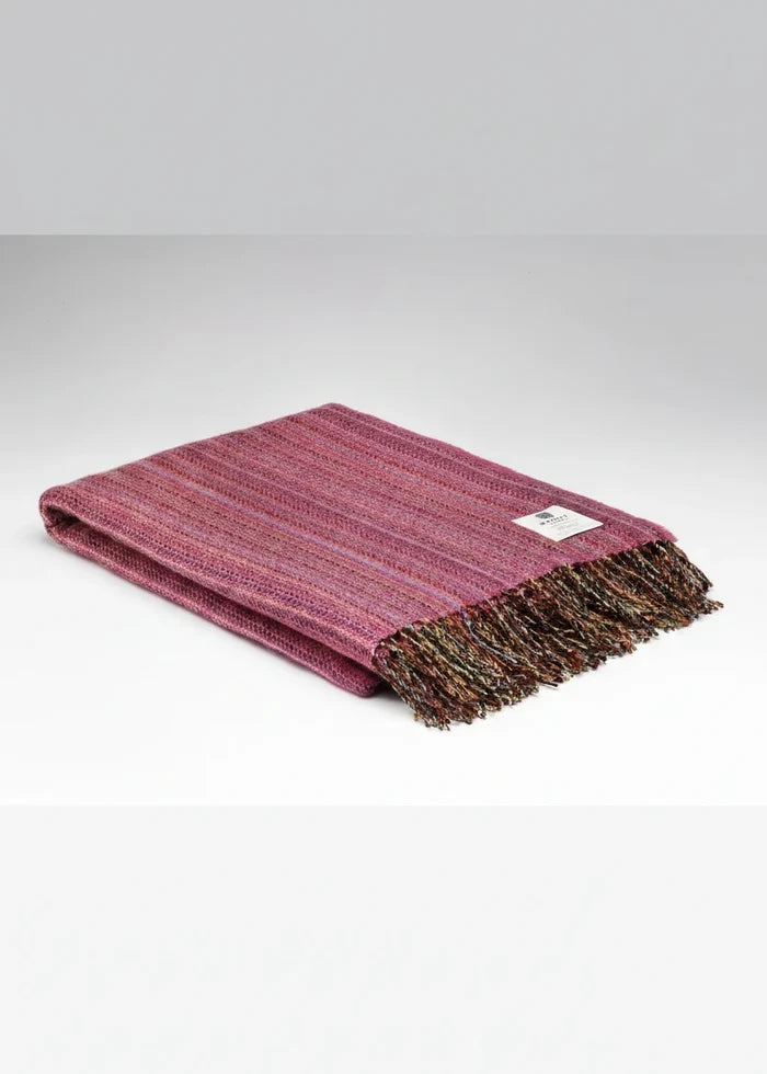 McNutt Pure Wool Throw | Peony