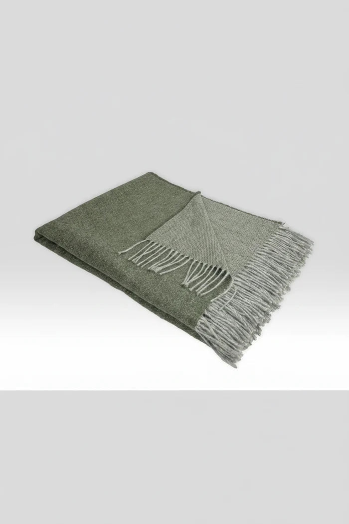 Mcnutt Pure Wool Throw | Thyme