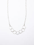 Medium Circles nh Necklace in Sterling Silver