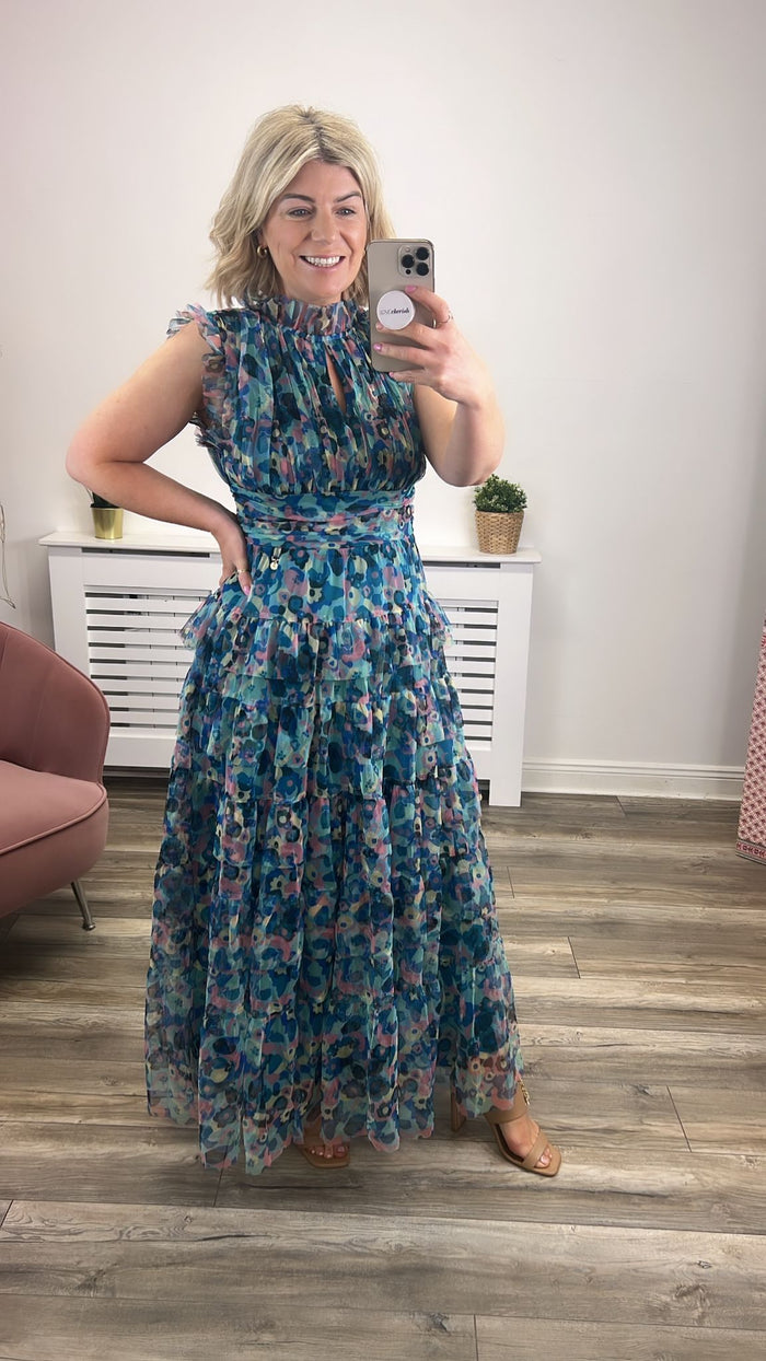 Mercurio Long Dress (Blue)