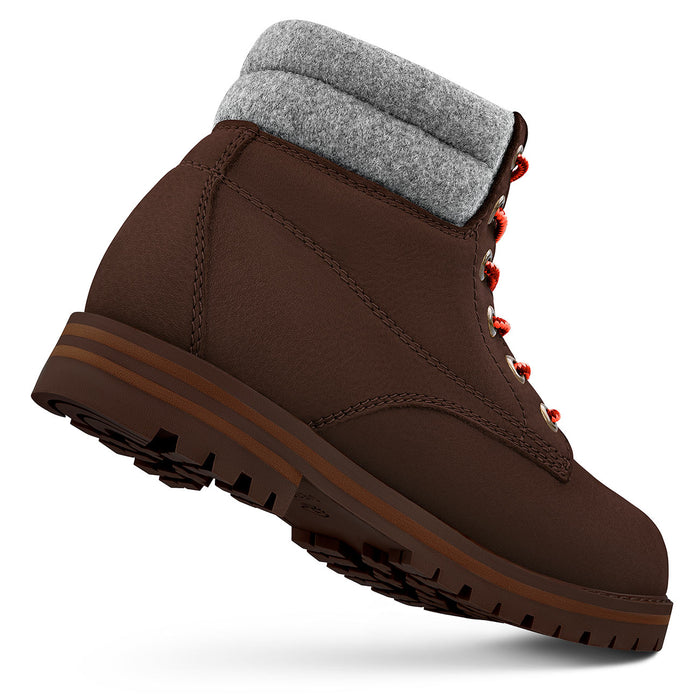 Giesswein Merino Leather Boot M - brun foncé 275