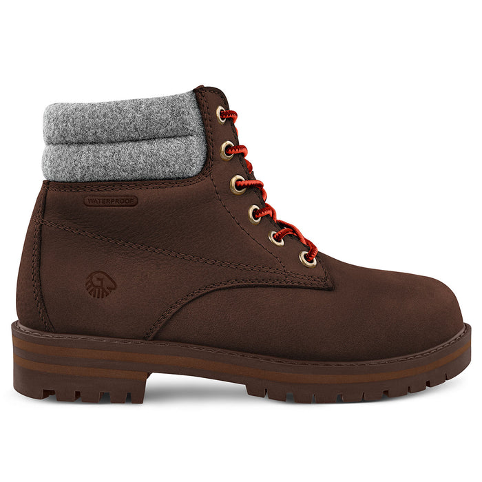 Giesswein Merino Leather Boot M - brun foncé 275