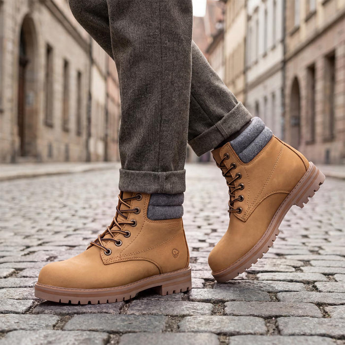 Giesswein Merino Leather Boot M - chameau 238